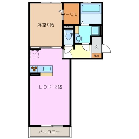 平田町駅 徒歩8分 2階の物件間取画像